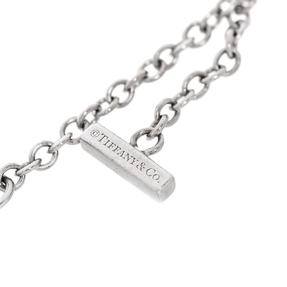 Tiffany 18K White Gold Diamond Mini T Smile Bracelet 3 of 4