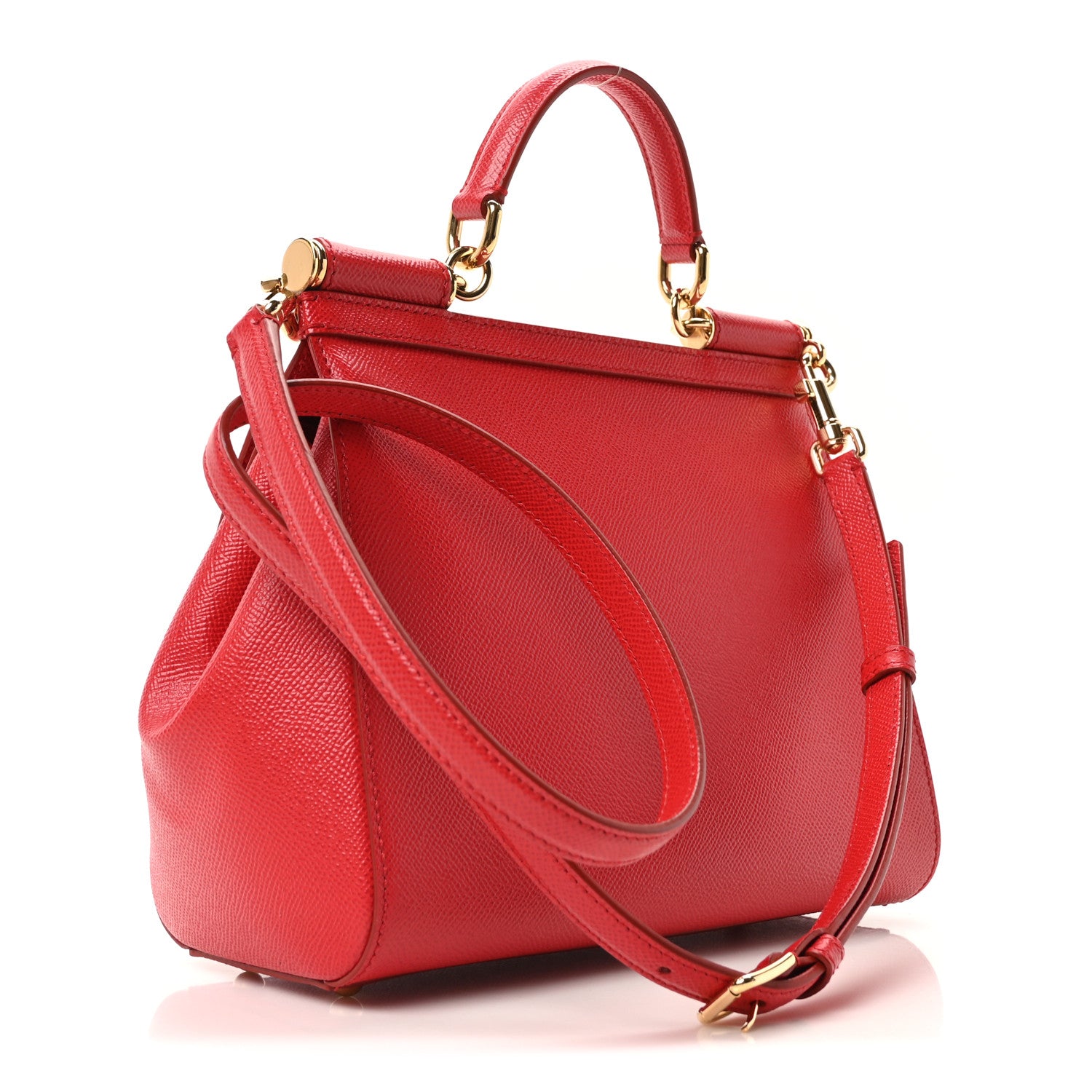 Dolce & Gabbana Dauphine Medium Miss Sicily Satchel Rosso 3 of 9