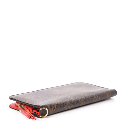 Louis Vuitton Monogram Kusama Waves Insolite Wallet Red 4 of 10