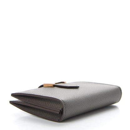 Hermes Epsom Bearn Card Holder Wallet Etain 4 of 8