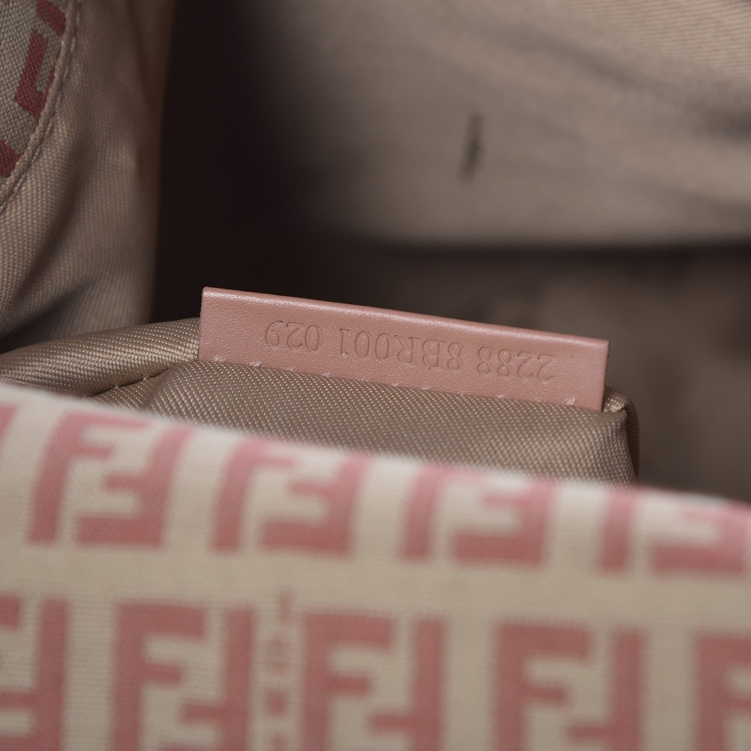 Fendi Zucchino Mama Baguette Pink 7 of 9