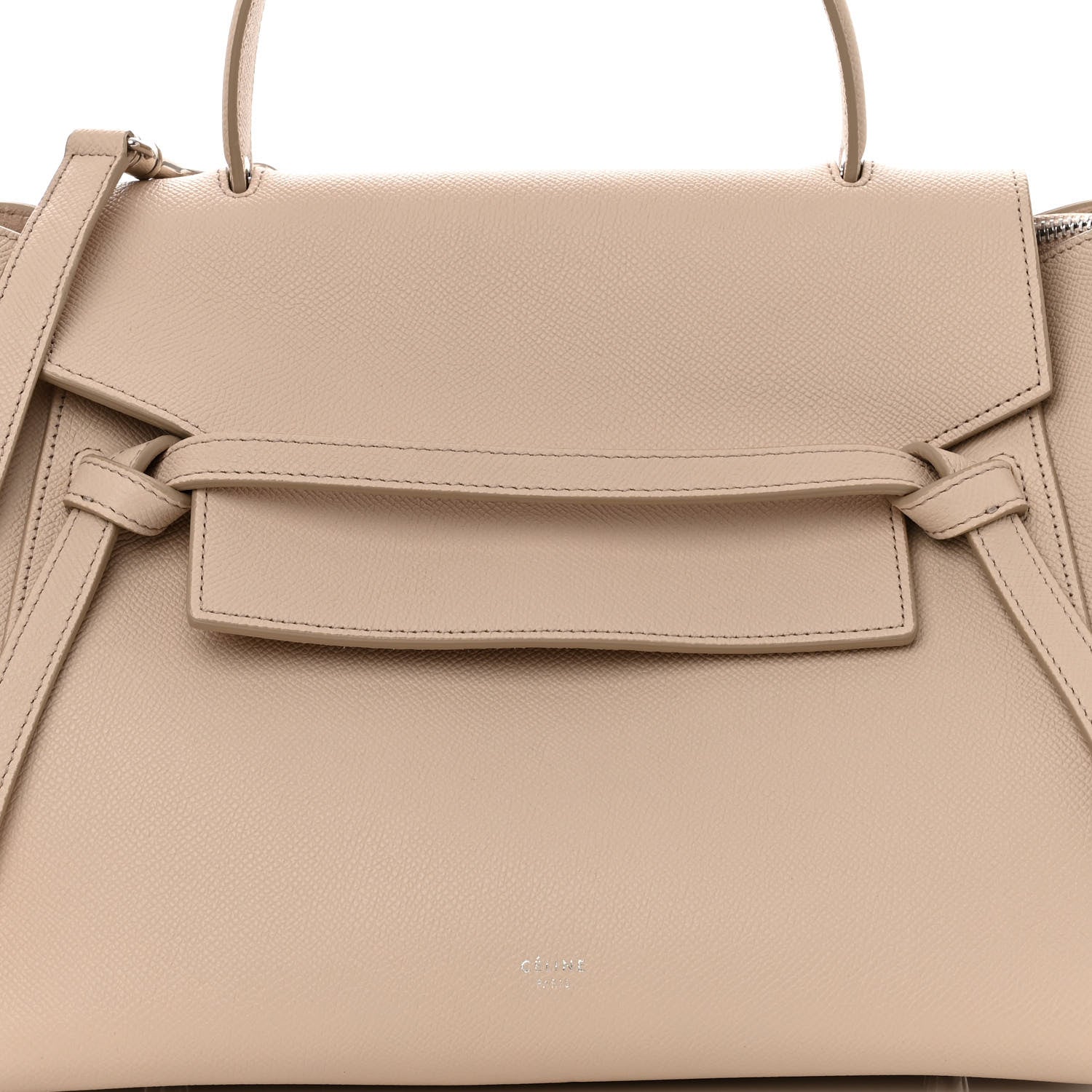 Celine Grained Calfskin Mini Belt Bag Light Taupe 7 of 10