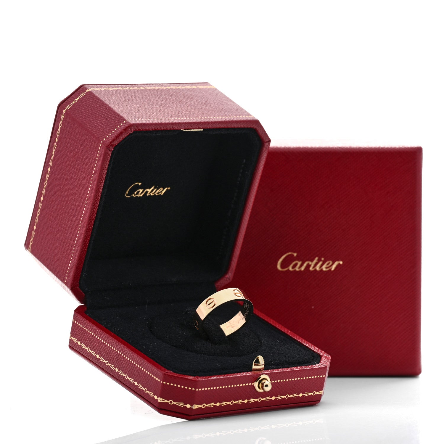 Cartier 18K Yellow Gold 5.5mm LOVE Ring 60 9 5 of 5