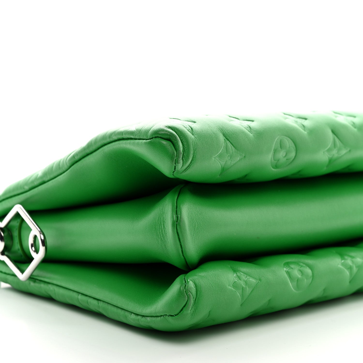 Louis Vuitton Lambskin Embossed Monogram Coussin PM LV Motion Green 8 of 10