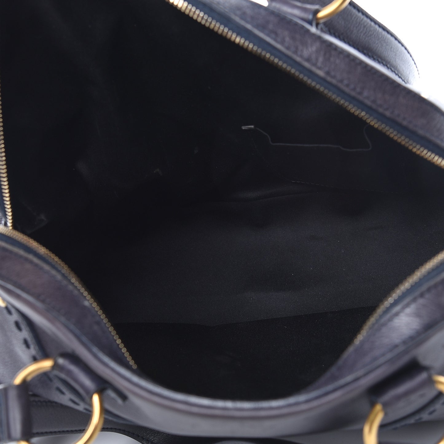 Calfskin Large Muse Navy Blue