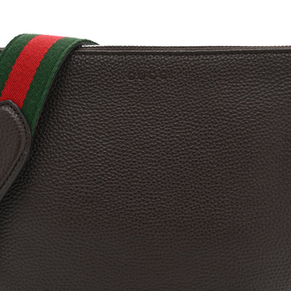 Gucci Pebbled Calfskin Mini B Shoudler Bag Dark Brown 8 of 10