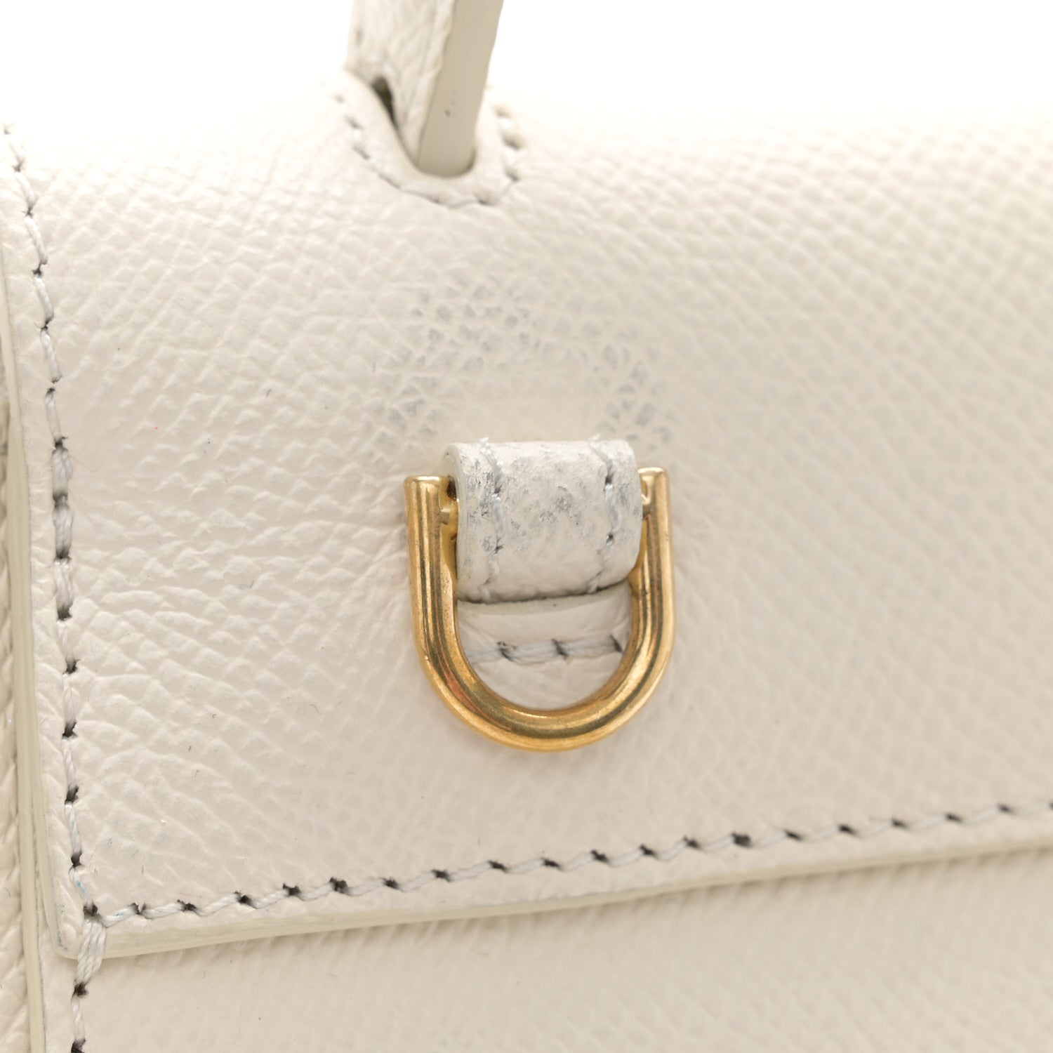 Celine Grained Calfskin Pico Belt Bag Rice 13 of 15