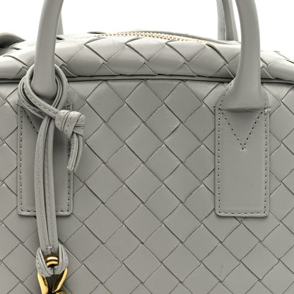 Bottega Veneta Lambskin Intrecciato Small Getaway Agate Grey 7 of 9