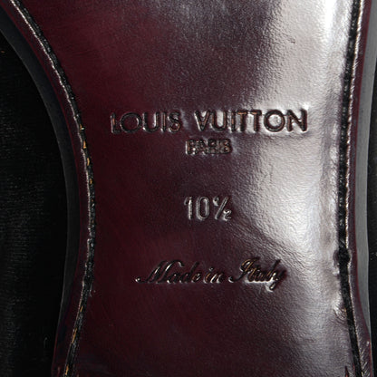 Louis Vuitton Velvet Parade Mens Loafer 10.5 Black 6 of 8