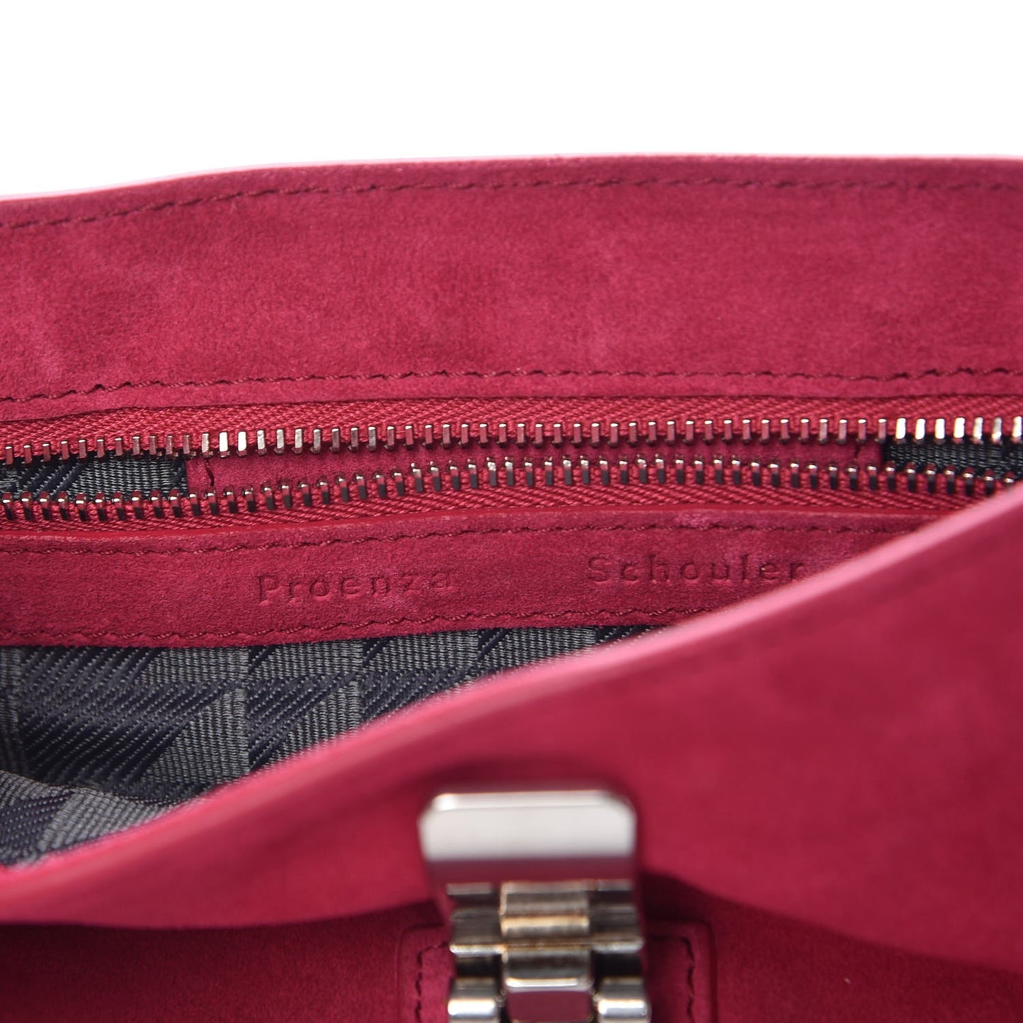 Suede PS1 Pouch Messenger Raspberry