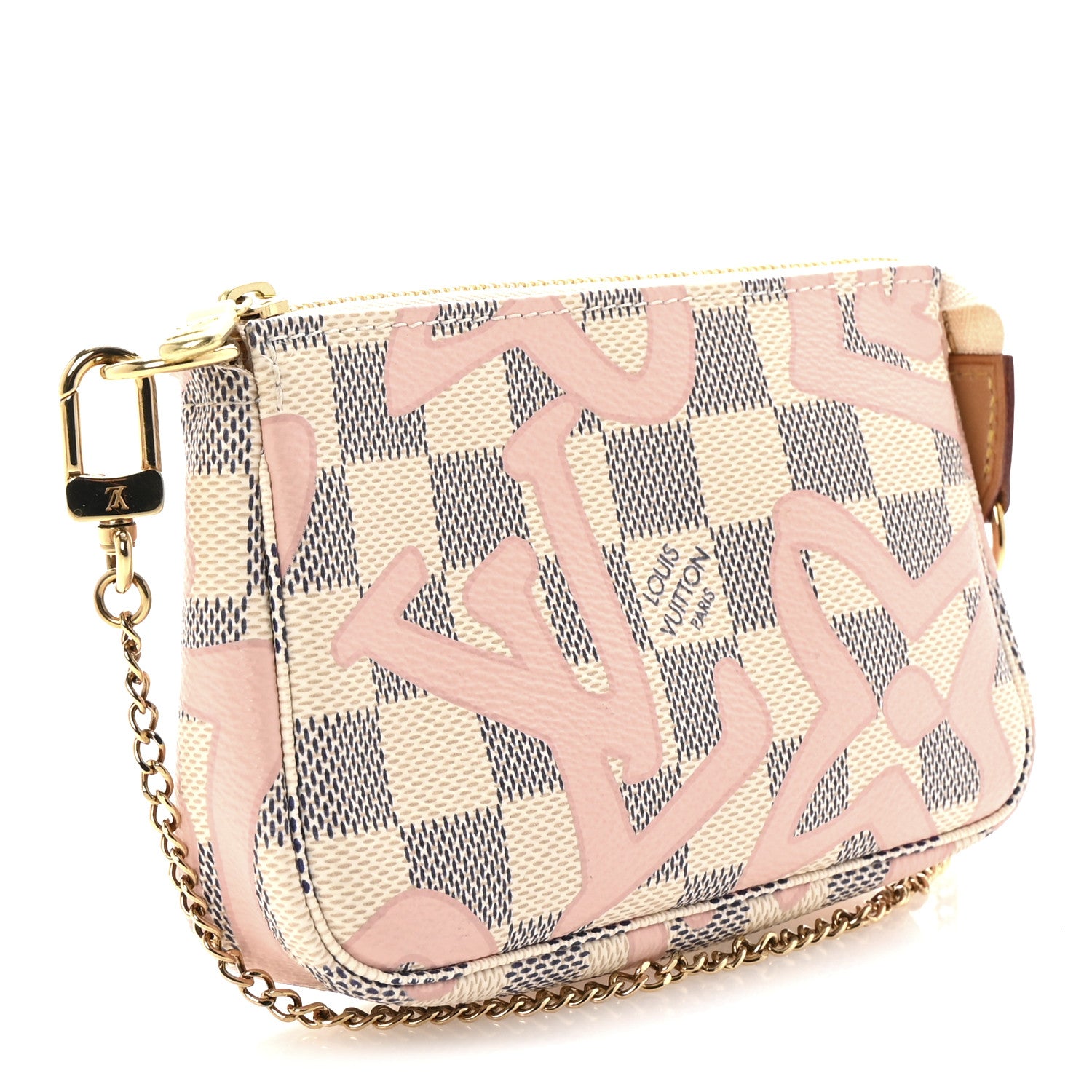 Louis Vuitton Damier Azur Tahitienne Mini Pochette Accessories 3 of 7