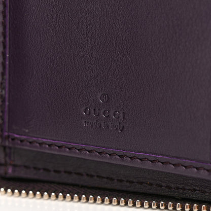 Gucci Microguccissima Zip Around Organizer Wallet Purple 6 of 7