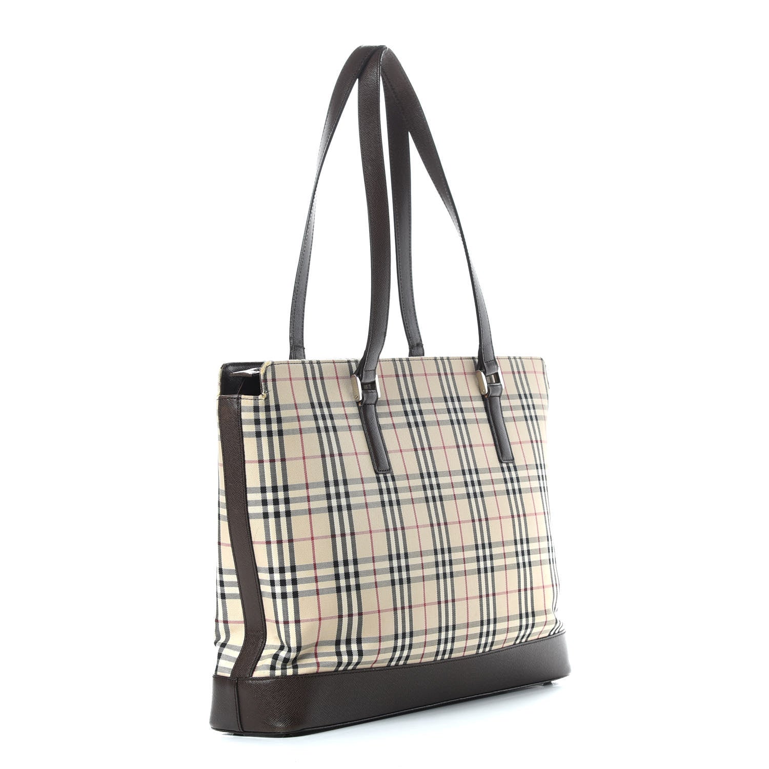 Burberry Vintage Check Tote Black 3 of 23