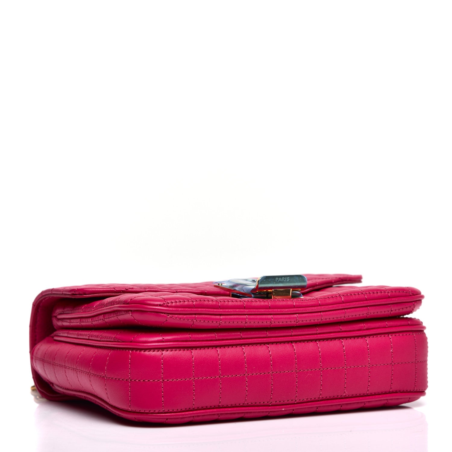 Celine Calfskin Quilted Small C Bag Pink 4 of 9