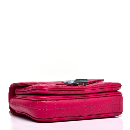 Celine Calfskin Quilted Small C Bag Pink 4 of 9