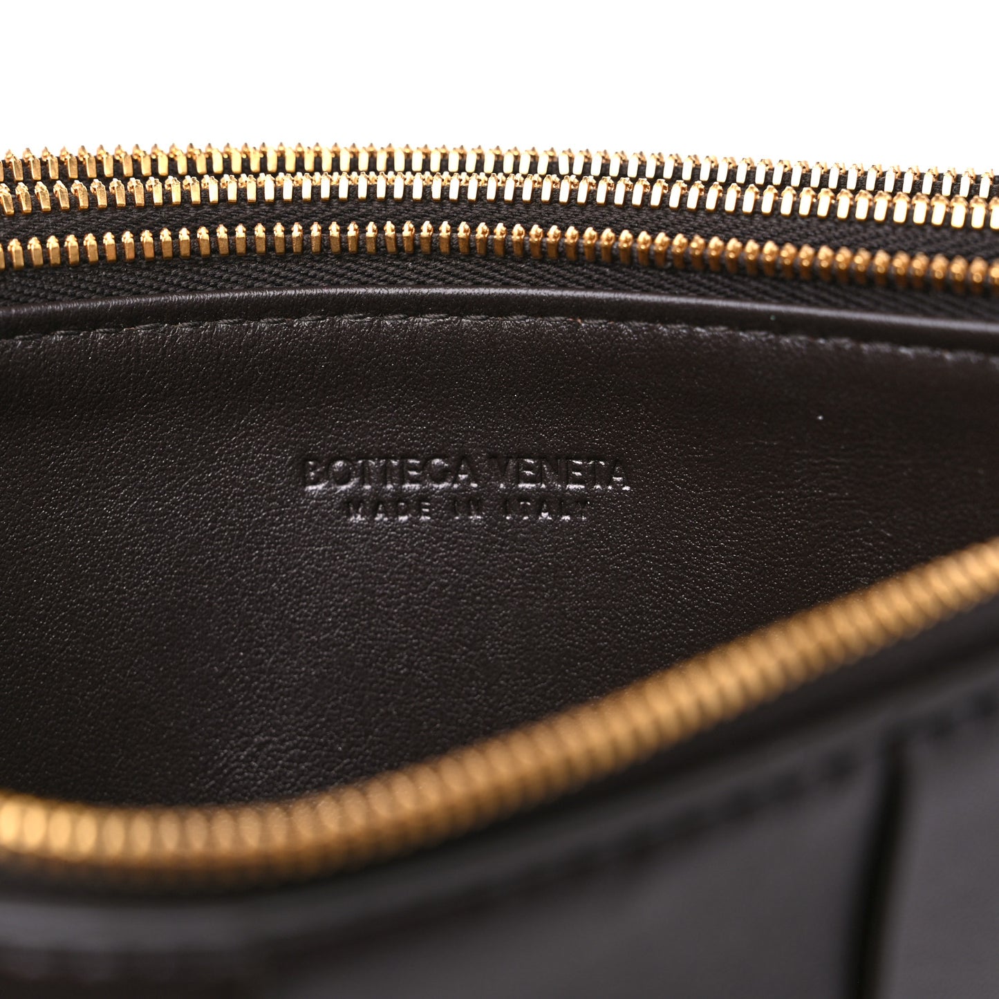 Nappa Maxi Intrecciato Trio Pouch Clutch Fondant