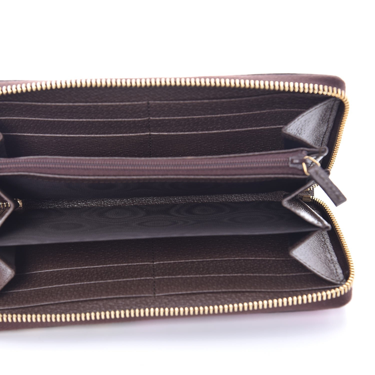 Gucci GG Supreme Monogram Bengal Zip Around Wallet Beige Pink 5 of 7