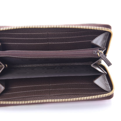 Gucci GG Supreme Monogram Bengal Zip Around Wallet Beige Pink 5 of 7
