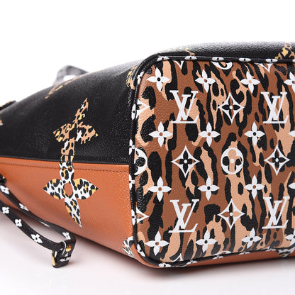 Louis Vuitton Monogram Giant Jungle Neverfull MM Black 8 of 12
