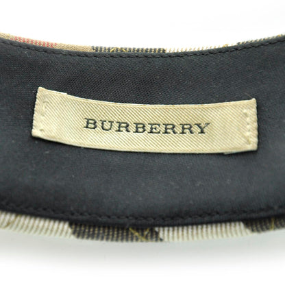 Burberry Canvas Nova Check Quilted Wide Headband 3 of 4