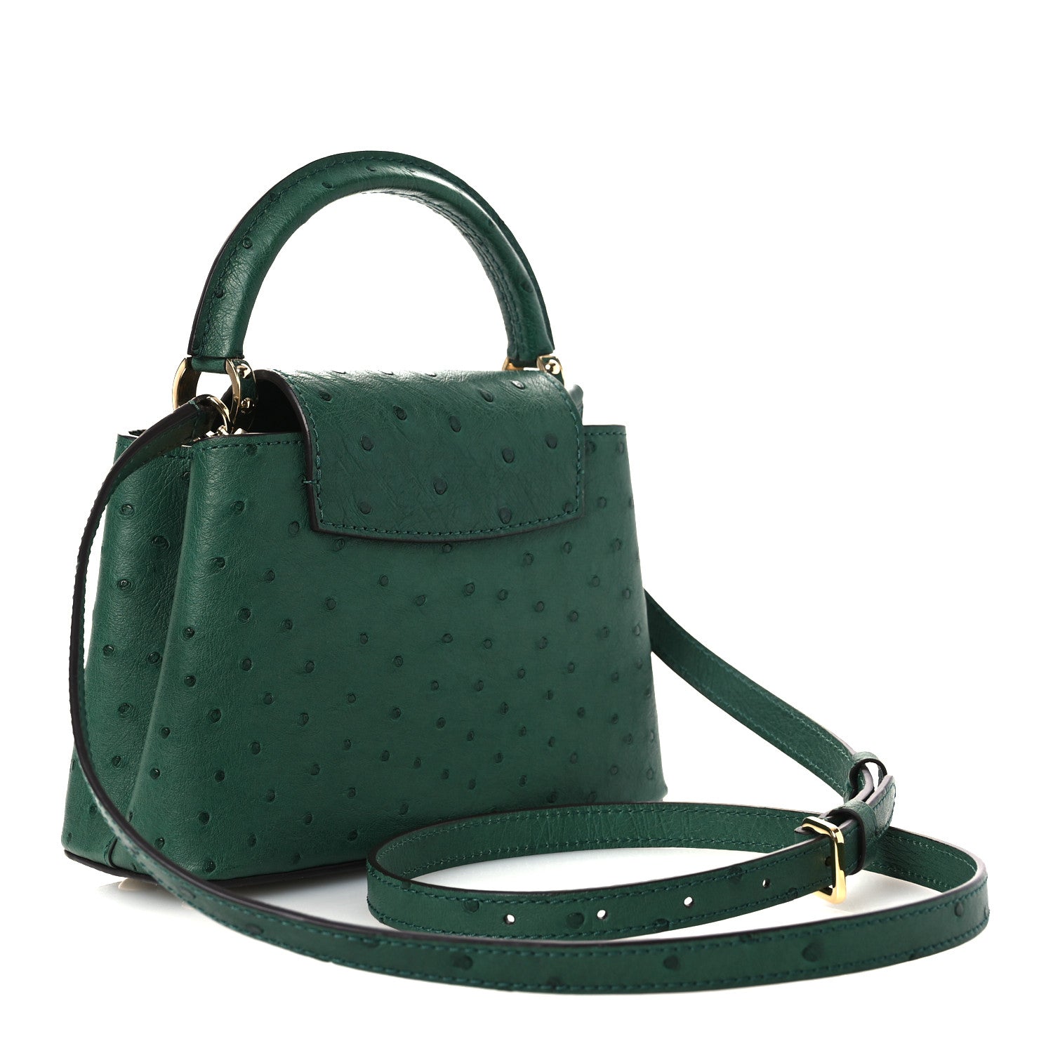 Nyx【美品】Louis Vuitton グリーンレザーブレ Louis Vuitton Ostrich Capucines Mini Mint 1838785 – FASHIONPHILE