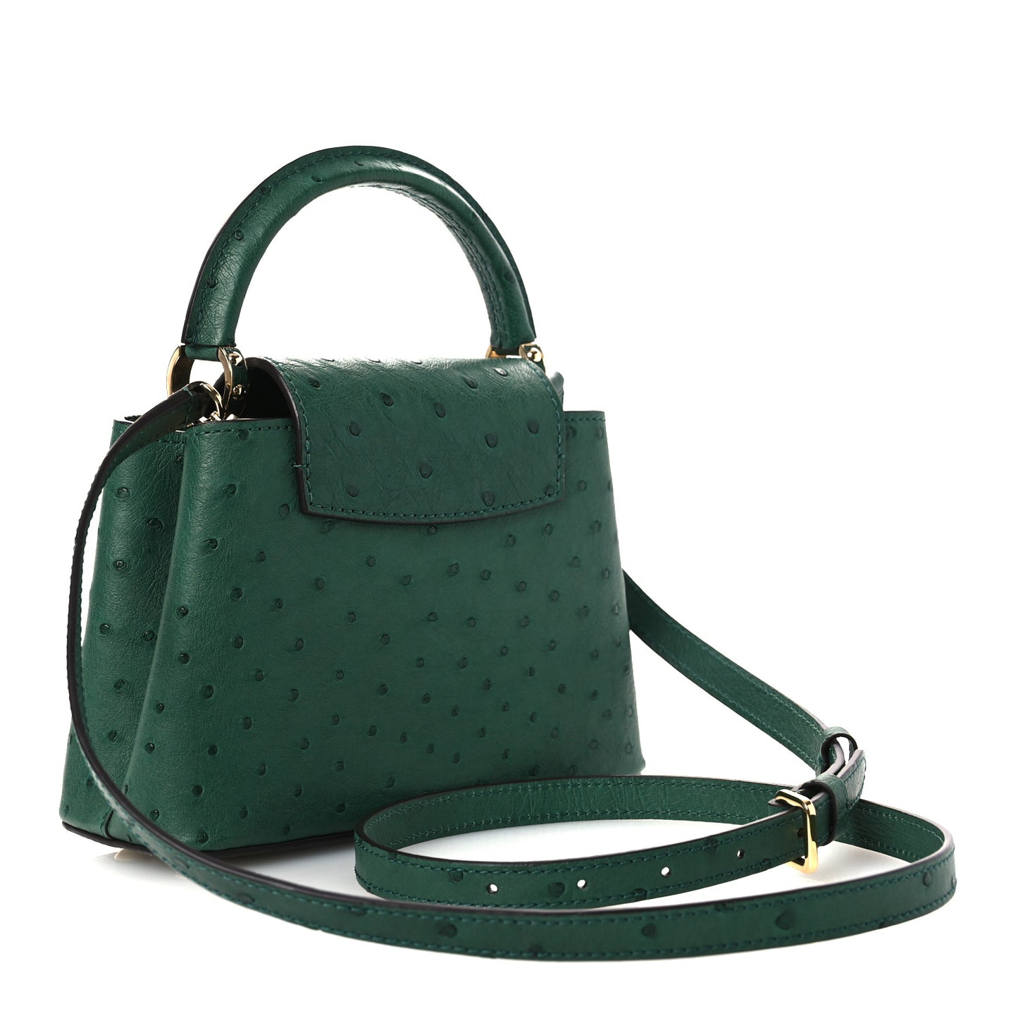 Ostrich Capucines Mini Mint