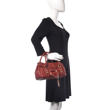 Dolce & Gabbana Calfskin Satchel Red 2 of 14