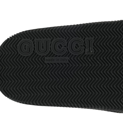 Gucci Rubber Web Mens Criss Cross Slide Sandals 8 Green Red 6 of 10