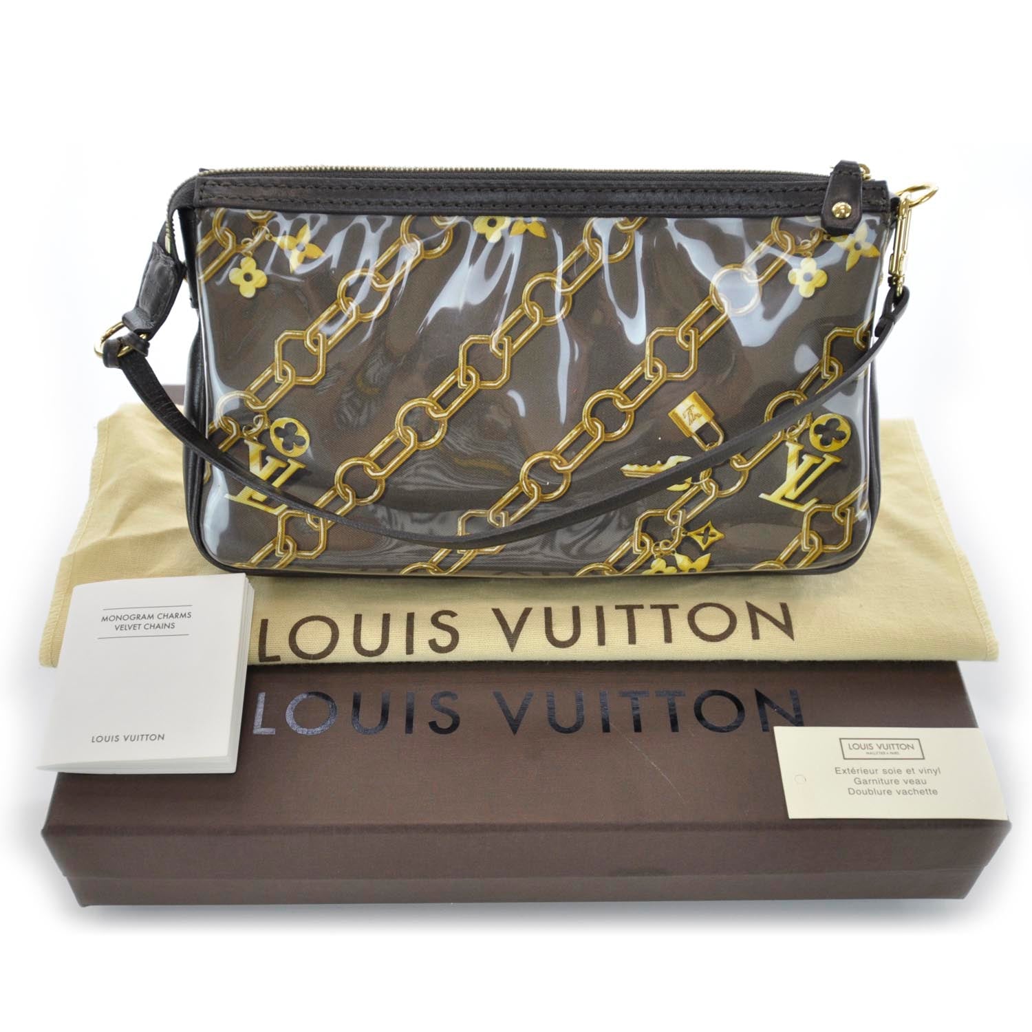 Louis Vuitton Monogram Charms Pochette Accessories Bag 6 of 10