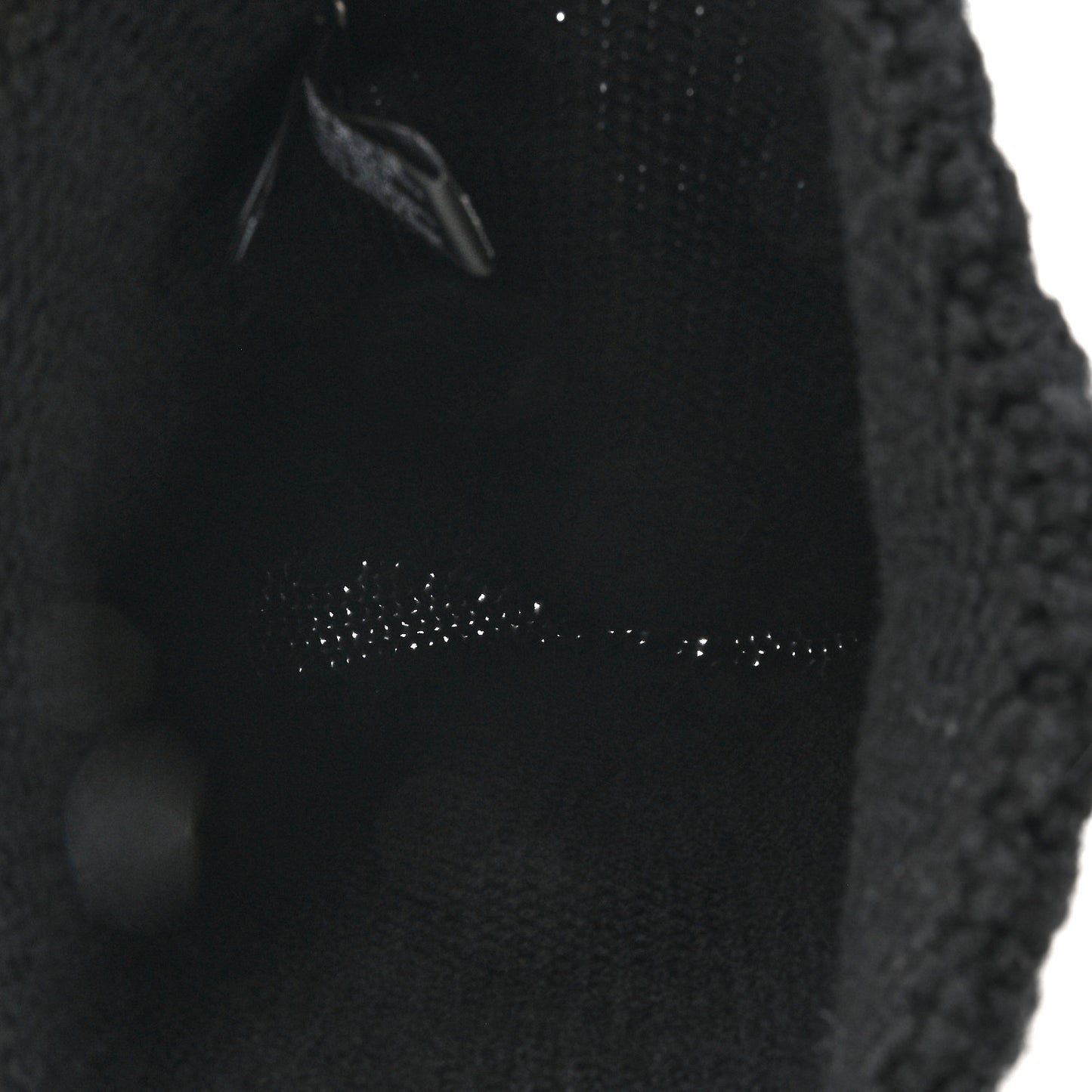Cashmere Wool Silk CC Beanie Hat Black Light Beige