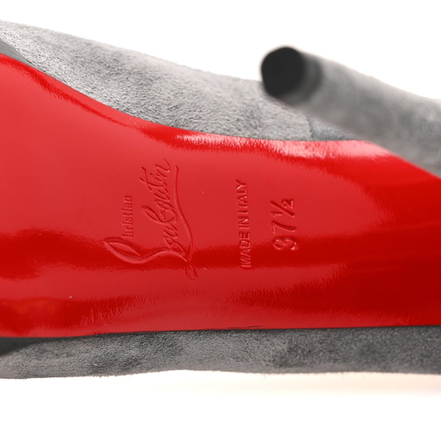 Suede Palais Royal Trepointe 140 Pumps 37.5 Grey
