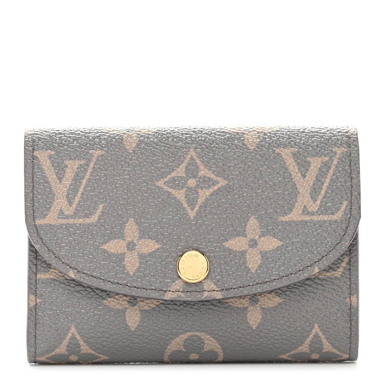 Louis Vuitton Monogram Rosalie Coin Purse Trianon Gray 1 of 7