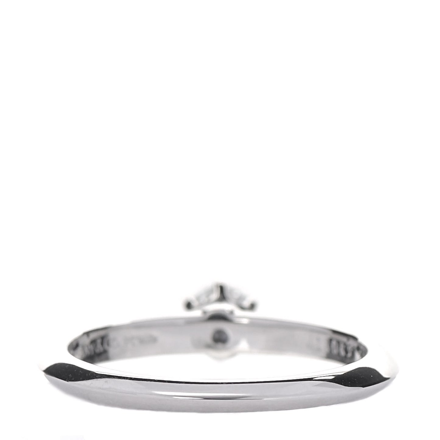 Platinum Diamond .24ct Solitaire Engagement Ring 51 5.75