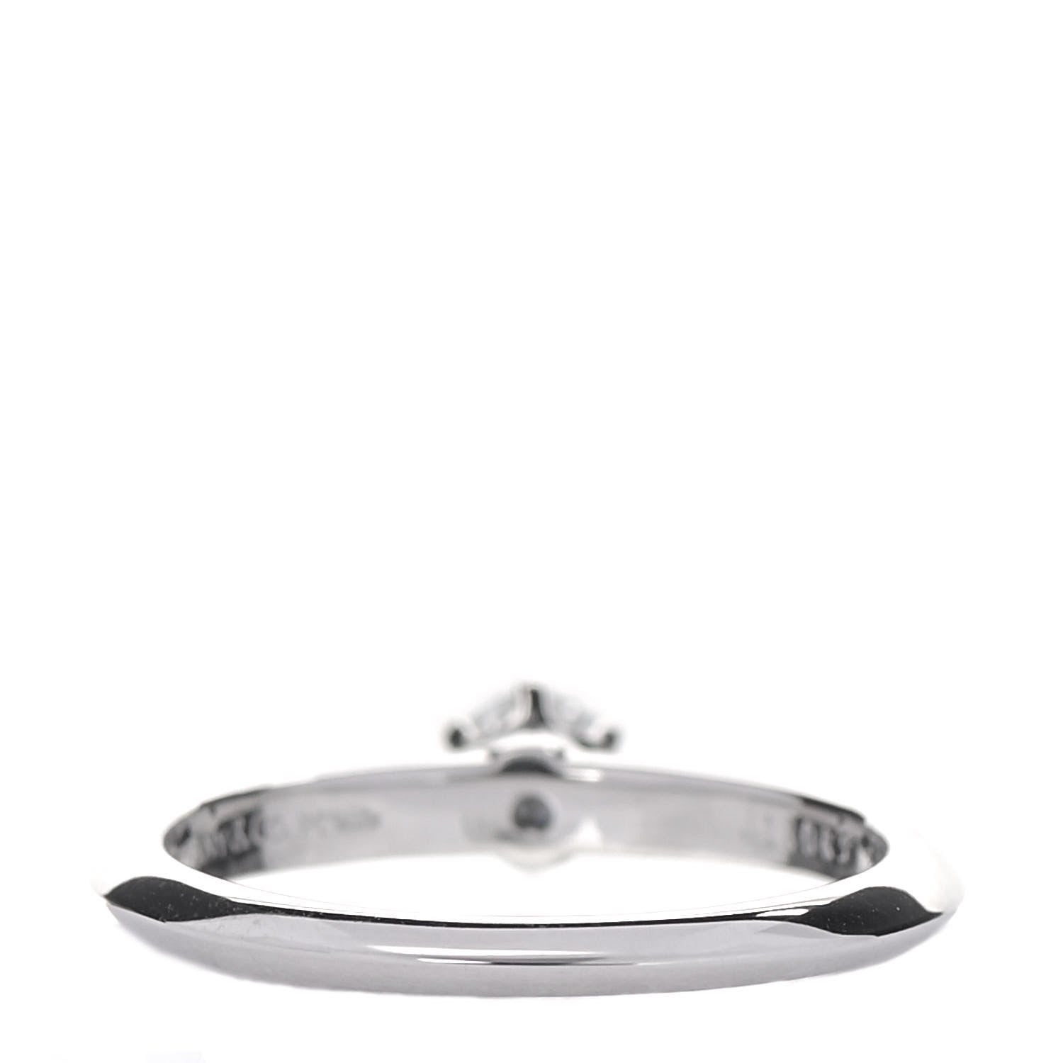 Tiffany Platinum Diamond .24ct Solitaire Engagement Ring 51 5.75 4 of 7