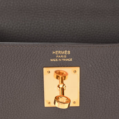 Hermes Togo Kelly Retourne 28 Etain 6 of 11