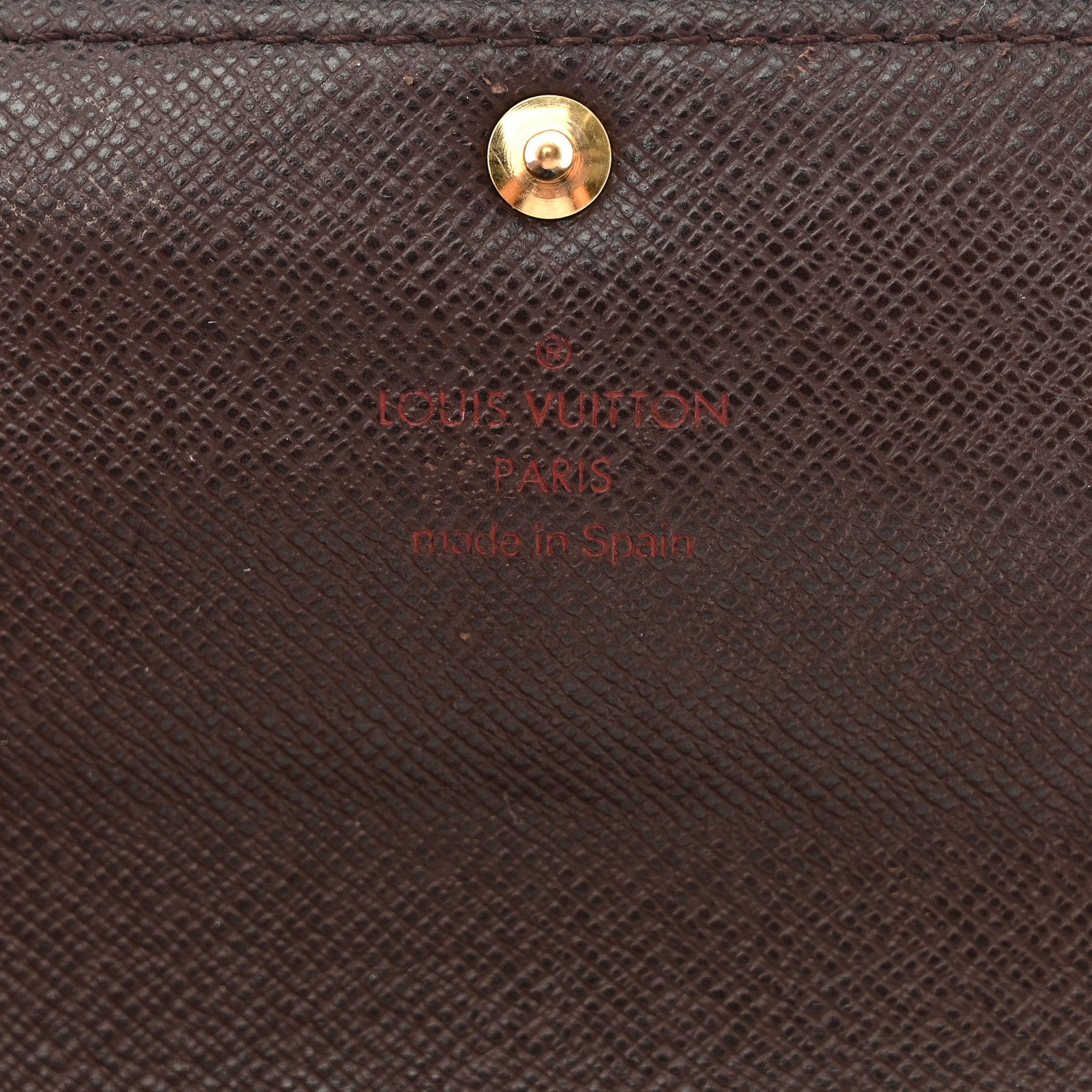 Louis Vuitton Damier Ebene Sarah Wallet 6 of 16