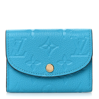 Louis Vuitton Empreinte Rosalie Coin Purse Turquoise 1 of 8