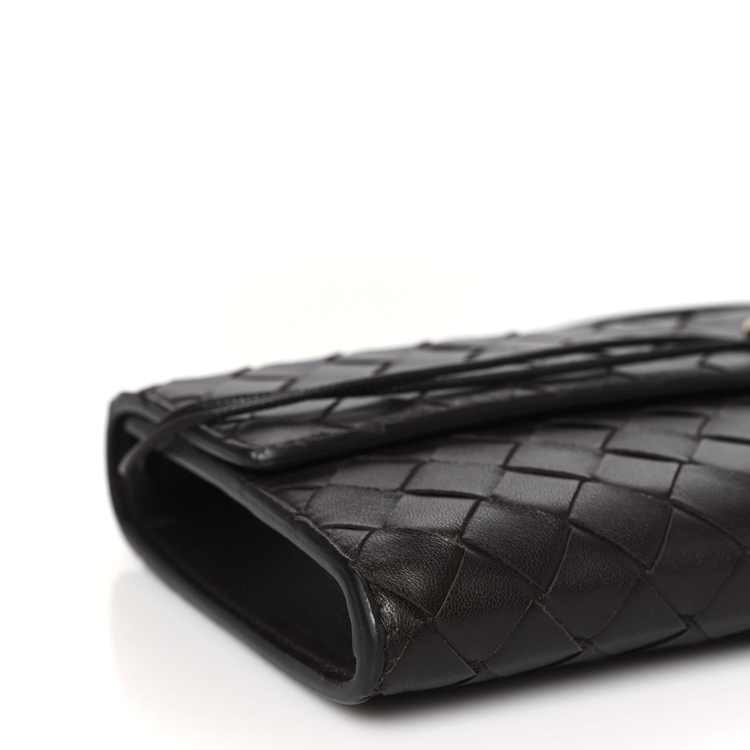 Bottega Veneta Nappa Intrecciato Long Andiamo Top Handle Clutch Fondant 9 of 11