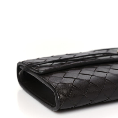 Bottega Veneta Nappa Intrecciato Long Andiamo Top Handle Clutch Fondant 9 of 11