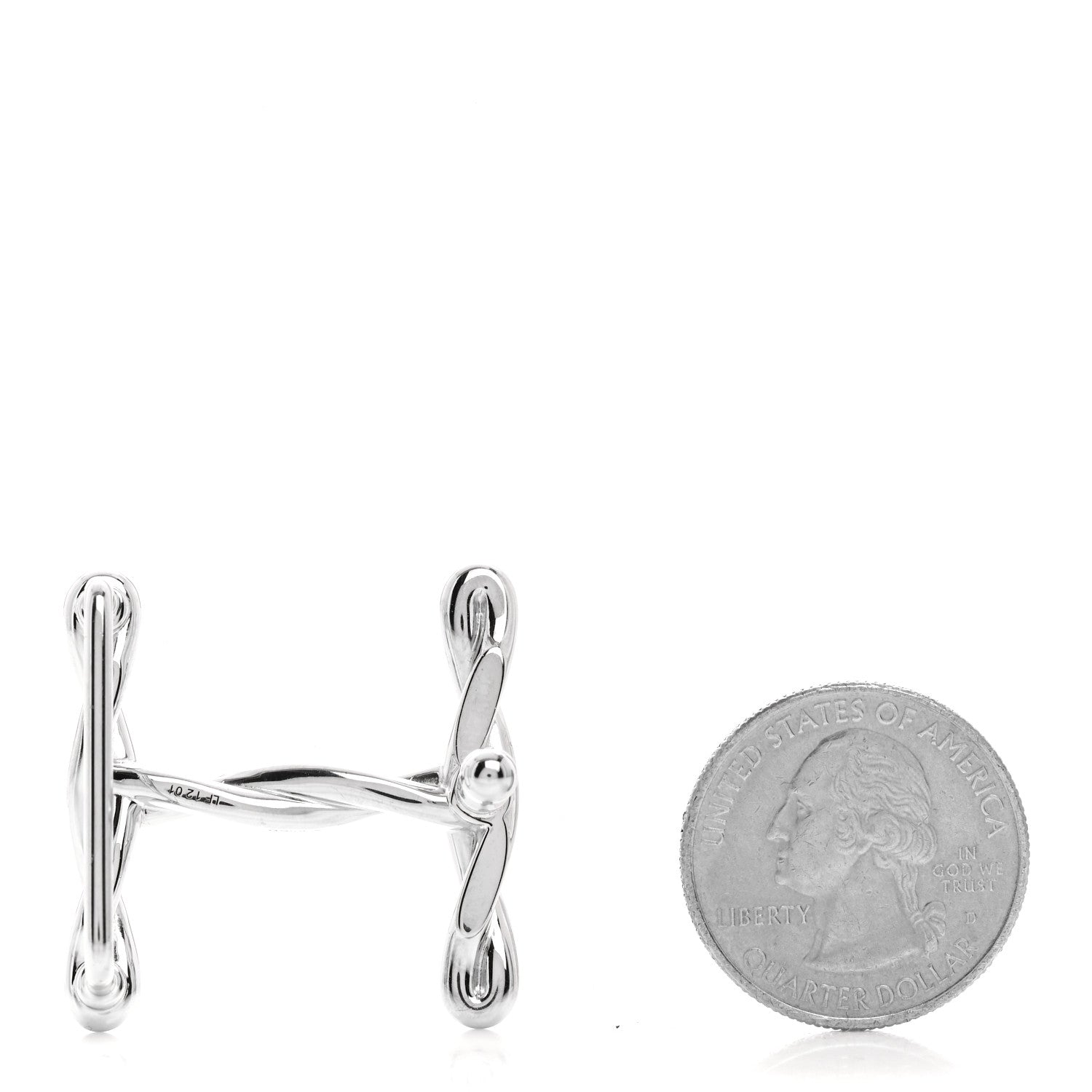 Hermes Palladium 24mm Mors H Belt Buckle 2 of 4