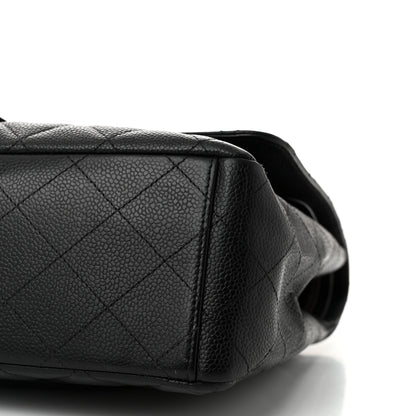 Chanel Caviar Quilted Maxi Double Flap Black 10 of 11