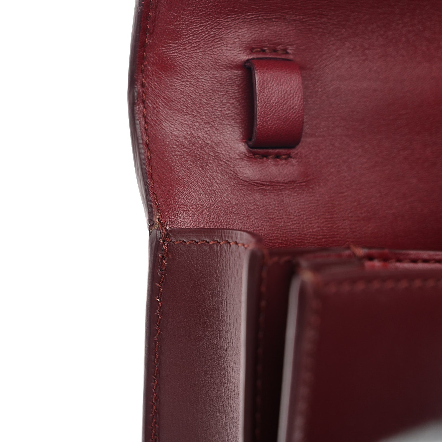 Celine Box Calfskin Teen Classic Box Flap Bag Burgundy 13 of 13