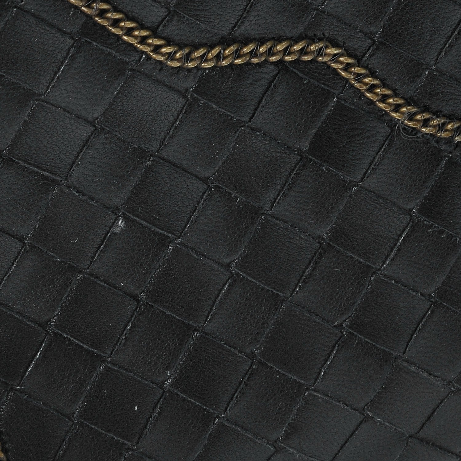 Bottega Veneta Nappa Intrecciato Zip Around Chain Wallet Nero Black 9 of 10