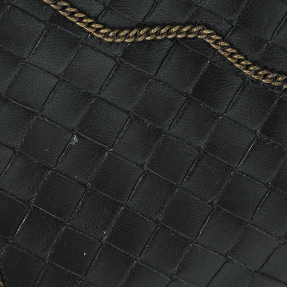 Bottega Veneta Nappa Intrecciato Zip Around Chain Wallet Nero Black 9 of 10