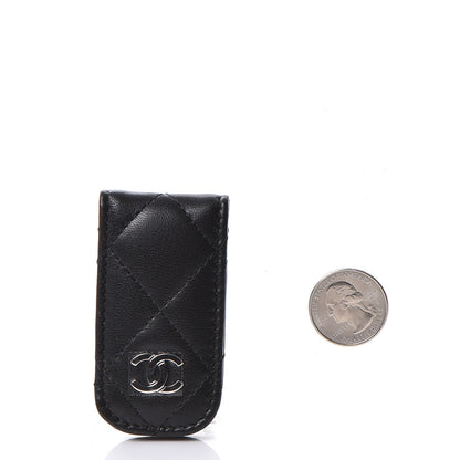 Chanel Lambskin Quilted Money Clip Black 3 of 8