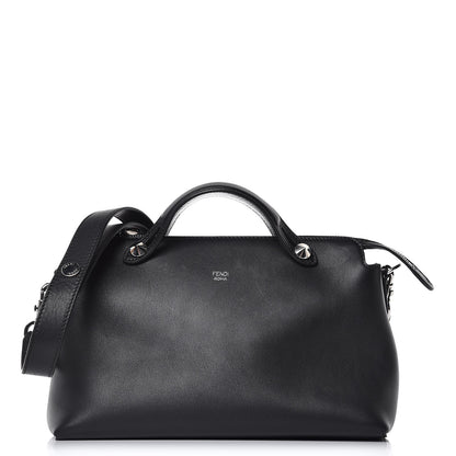 Fendi Vitello Dolce Medium By The Way Boston Bag Black 1 of 14
