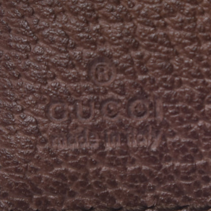 Gucci GG Supreme Monogram Web Ophidia French Flap Wallet Beige New Acero 6 of 8