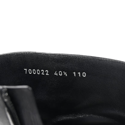 Gucci Nappa Square G Ankle Boots 40.5 Black 9 of 10