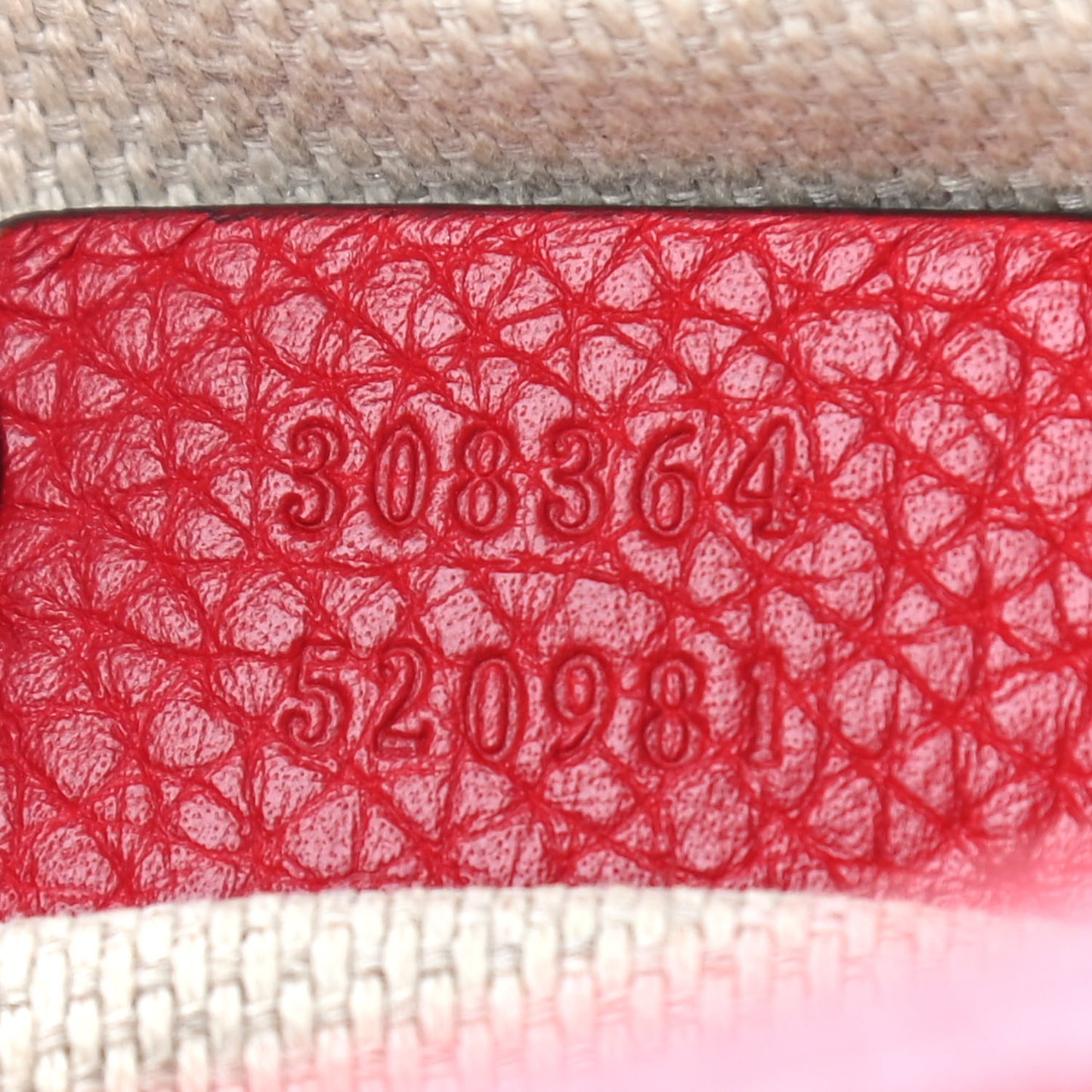 Pebbled Calfskin Small Soho Disco Bag Tabasco Red