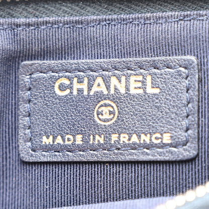 Chanel Caviar Quilted Classic iPhone Pouch Navy 6 of 8